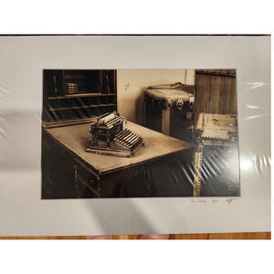 Roy Kerckhoffs The Lobby Bodie CA Typewriter signed 3/20